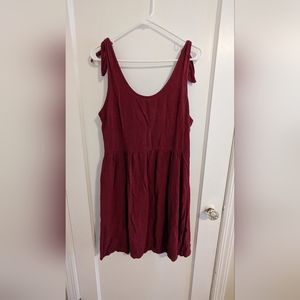 Tie strap summer dress
